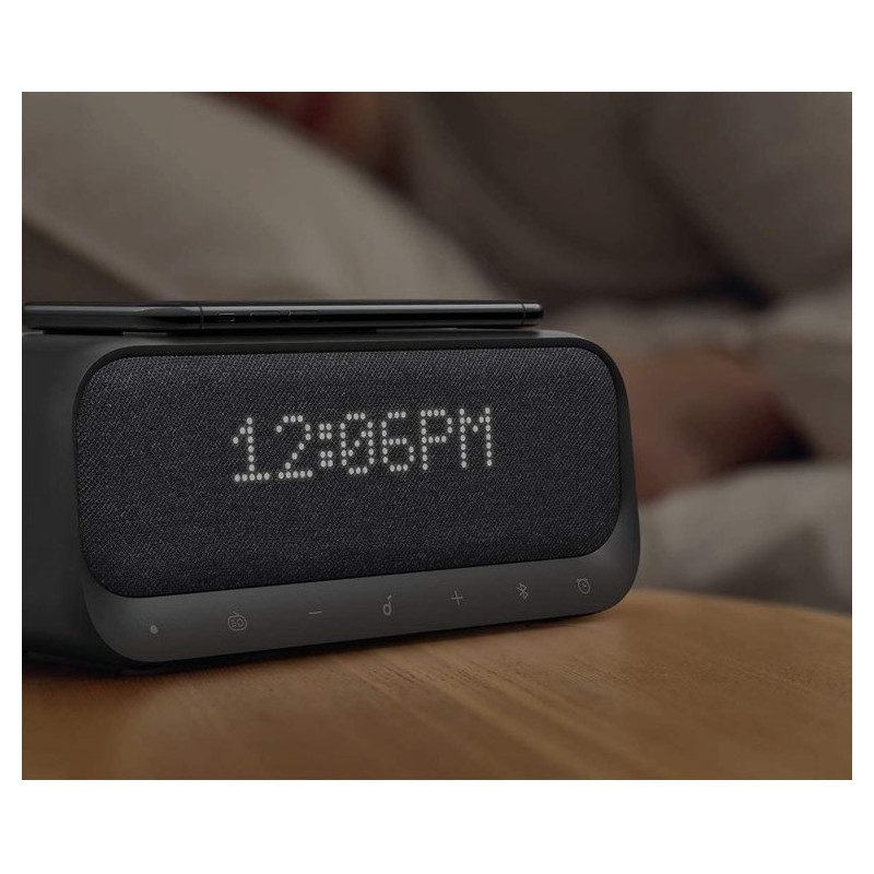 Anker Soundcore Wakey: Enceinte Bluetooth avec chargeur rapide sans fil Qi  10W & Radio-réveil à prix pas cher
