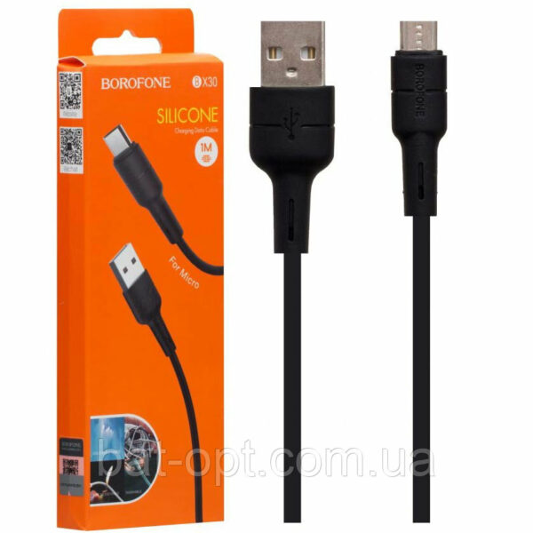 Câble BOROFONE USB vers Micro-USB BX30 Silicone