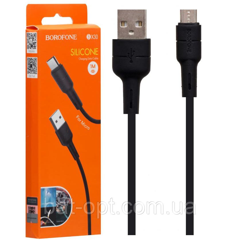 Câble BOROFONE USB vers Micro-USB BX30 Silicone