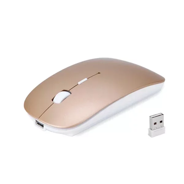 SOURIS SANS FIL RECHARGEABLE GOLD