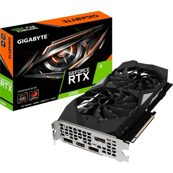 CARTE GRAPHIQUE GIGABYTE GEFORCE RTX 2060 D6 12G