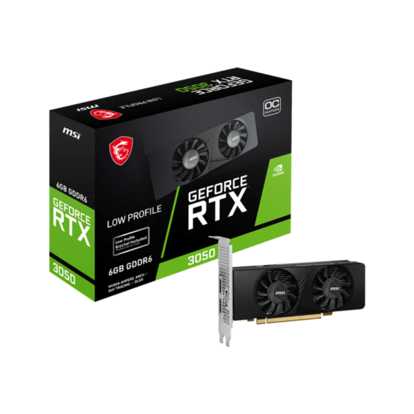 CARTE GRAPHIQUE MSI GEFORCE RTX 3050 LP 6G OC GDDR6