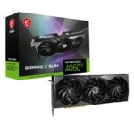 CARTE GRAPHIQUE MSI GEFORCE RTX 4060 TI GAMING X SLIM BLACK 16G