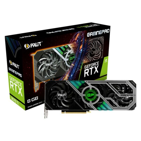 CARTE GRAPHIQUE PALIT GEFORCE RTX 3070 TI GAMINGPRO (LHR)