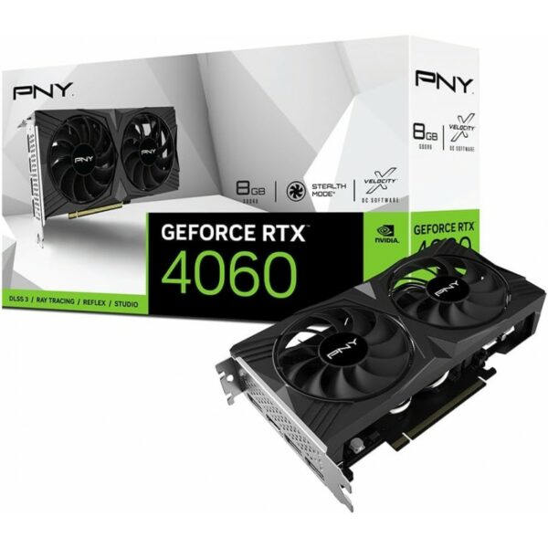 CARTE GRAPHIQUE PNY GEFORCE RTX™ 4060 8GB VERTO DUAL FAN DLSS 3