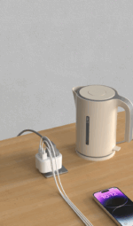PRISE DE COURANT AUTOMATIQUE DEVIA SMART SERIES 2A+C PD 20W - BLANC