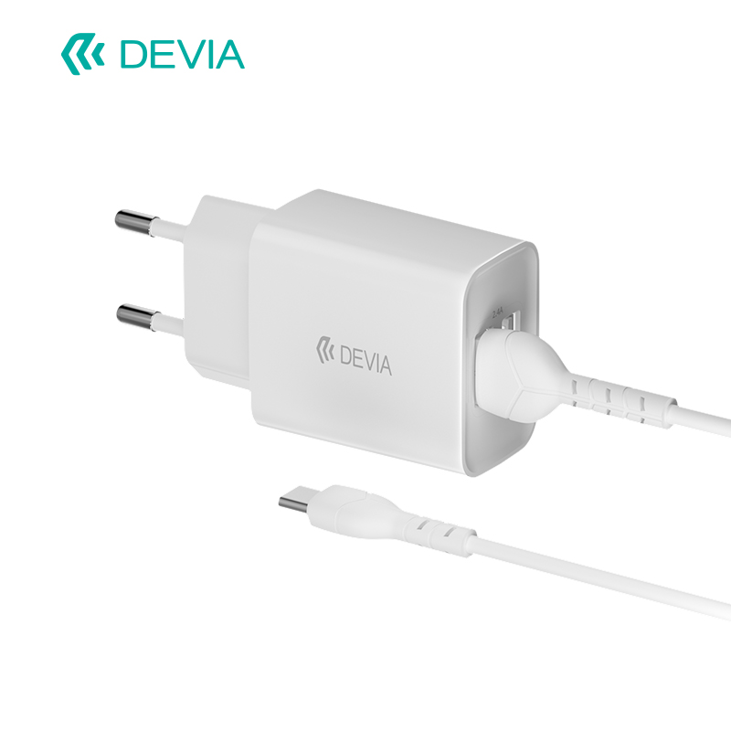 CHARGEUR DEVIA 2.4 AVEC CÂBLE MICRO
