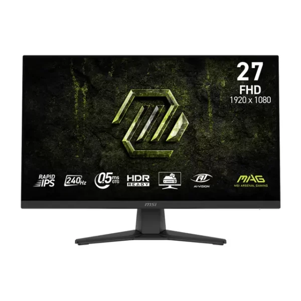 ECRAN GAMING MSI MAG 272F X24 27" FHD | IPS | 240HZ | 0.5 MS