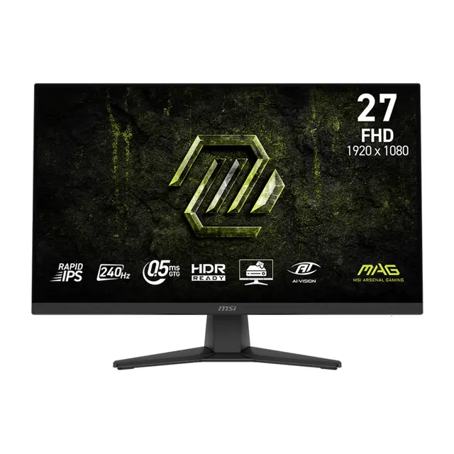 ECRAN GAMING MSI MAG 272F X24 27" FHD | IPS | 240HZ | 0.5 MS
