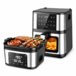 FRITEUSE SANS HUILE KIWI KAF-5538 2 EN 1 NOIR