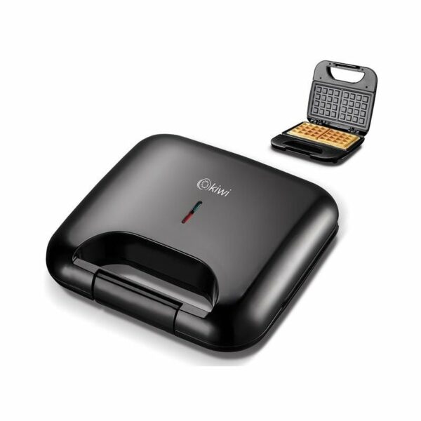 APPAREIL À GAUFRES KIWI KSM2405W – 750W – ANTIADHÉSIF – 2 GAUFRES – NOIR