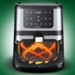 FRITEUSE SANS HUILE KIWI KAF-5538 2 EN 1 NOIR