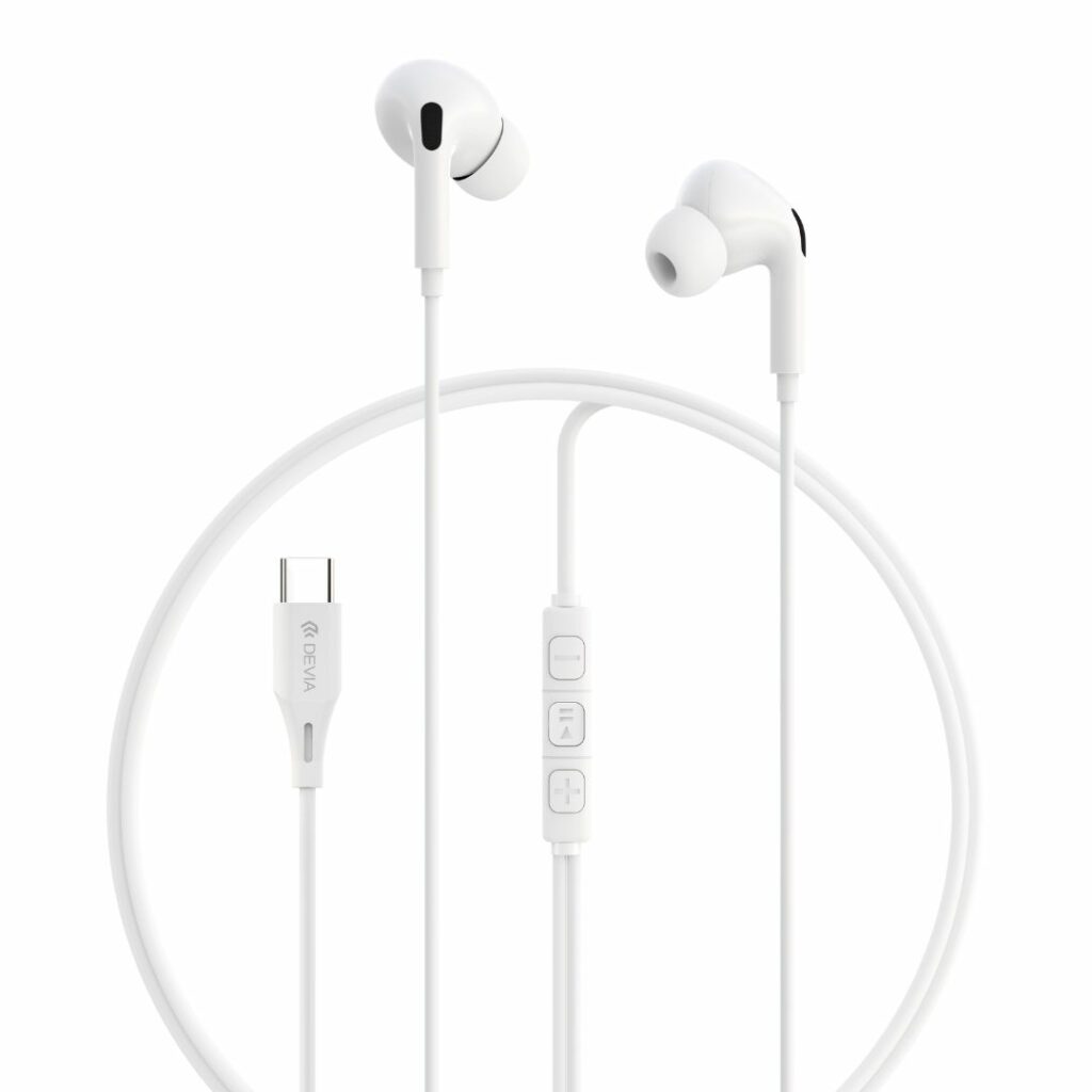 ÉCOUTEURS FILAIRES USB TYPE-C DEVIA KINTONE SERIES A2 DIGITAL