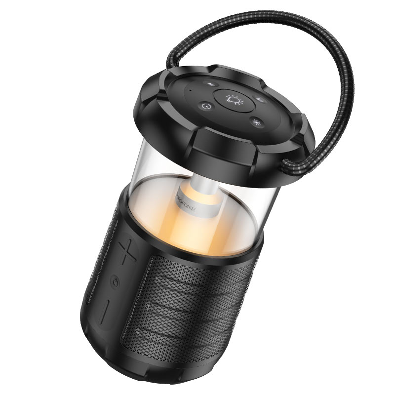 ENCEINTE BLUETOOTH & LAMPE DE CAMPING 2-EN-1 BOROFONE BP19